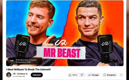 في حلقة منتظرة.. رونالدو يستقبل Mr Beast