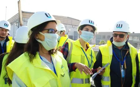 الجمعية المغربية الاقتصاد الأخضر من اجل البيئة و العدالة المناخية تقود المجتمع المدني لاكتشاف منشأة معالجة المياه العادمة