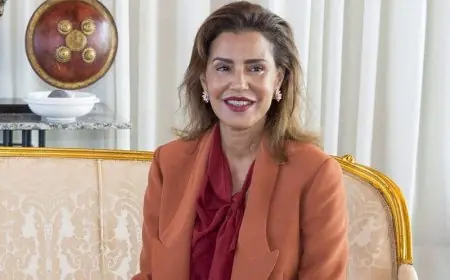 الأميرة للا مريم تدشن البازار الخيري للنادي الدبلوماسي بالرباط