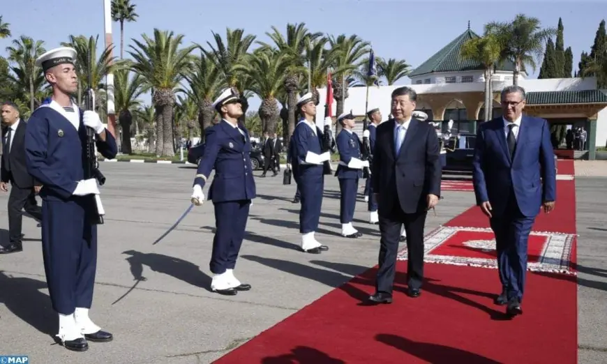 الرئيس الصيني يغادر المغرب بعد زيارة قصيرة للمملكة