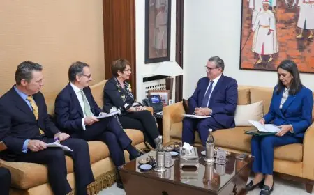 أخنوش يعقد مباحثات مع رئيسة البنك الأوروبي لإعادة الإعمار والتنمية