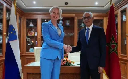 رشيد الطالبي العلمي يقوم بزيارة عمل إلى جمهورية سلوفينيا