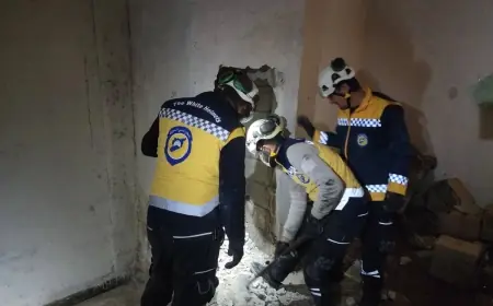 سوريا.. الدفاع المدني يعلن انتهاء البحث عن المعتقلين في سجن صيدنايا