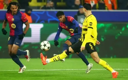 برشلونة يفلت من فخ بروسيا دورتموند في "دوري الأبطال"