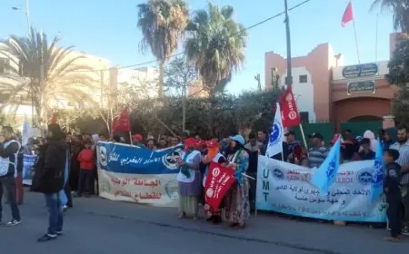 من جديد.. عمال الضيعات الفلاحية باشتوكة يحتجون ويطالبون برفع الأجور