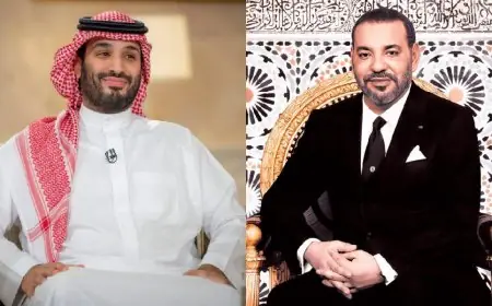 ولي العهد السعودي يطمئن على صحة الملك محمد السادس