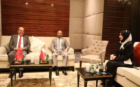 تعزيز التعاون الثنائي موضوع  لقاء عبد الجبار الرشيدي مع نظيره البحريني