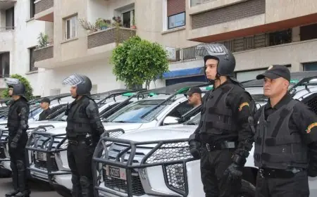 أمن الرباط يستعد لتأمين احتفالات رأس السنة الجديدة (صور)