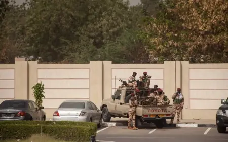 إطلاق نار كثيف بالقرب من القصر الرئاسي في عاصمة تشاد نجامينا