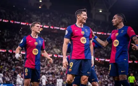 برشلونة يقسو على ريال مدريد ويتوج بكأس السوبر الإسباني
