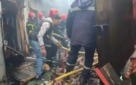 حريق مهول يودي بحياة طفلين ويصيب آخر في الجديدة