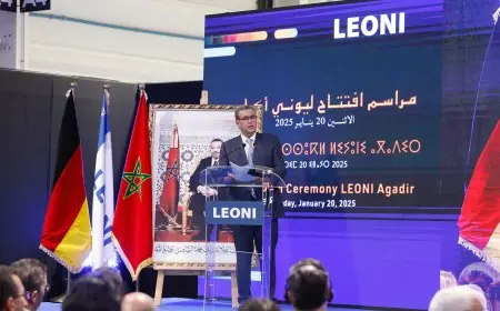 بالصور .. أخنوش رفقة عدد من المسؤولين الحكوميين يشرفون على افتتاح مصنع "ليوني أكادير"