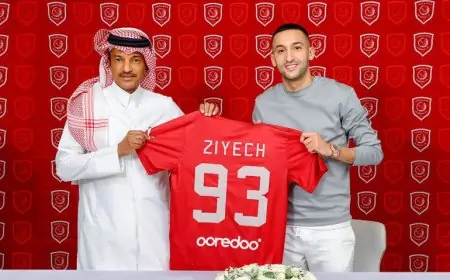رسميا.. حكيم زياش ينضم إلى نادي الدحيل القطري