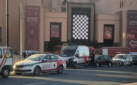 حريق داخل قصر المؤتمرات بمراكش يتسبب في وفاة شخصين