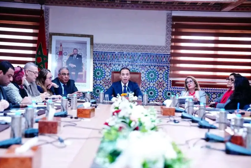 لحسن السعدي يترأس اجتماعا تحضيريا لمناظرة الاقتصاد الاجتماعي والتضامني