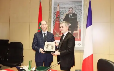 تعزيز التعاون القضائي والتقني بين المغرب وفرنسا محور لقاء الداكي ودارمانان بالرباط