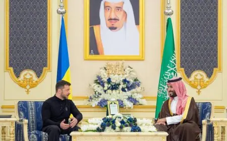 السعودية تؤكد دعمها للجهود الدولية لحل الأزمة الأوكرانية