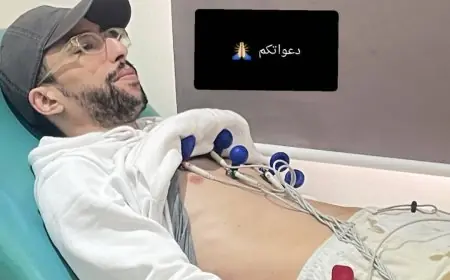 حليوة يطلب الدعاء من جمهوره بعد تدهور حالته الصحية
