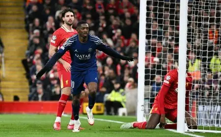 باريس سان يهزم ليفربول ويبلغ ربع نهائي دوري أبطال أوروبا