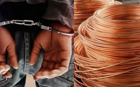 سرقة أسلاك الربط الأرضي للاتصالات والكهرباء تقود شخصاً إلى الايقاف بأكادير