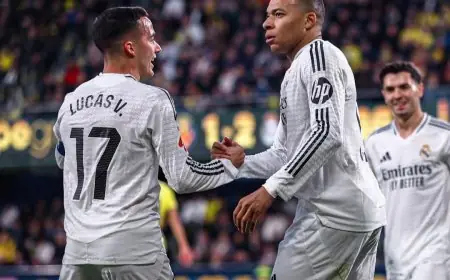 ريال مدريد يهزم فياريال ويرتقي إلى صدارة الدوري الإسباني