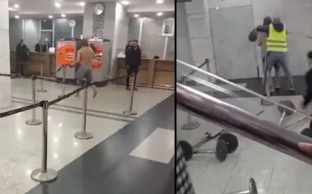 شخص يقتحم محطة الرباط المدينة ويتسبب في فوضى وذعر بين المسافرين