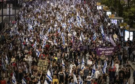 إسرائيل.. آلاف يتظاهرون ضد الحكومة وسط اتهامات بالتقويض الديمقراطي