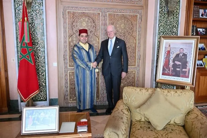 بوريطة يبحث مع دي ميستورا مستجدات ملف الصحراء المغربية