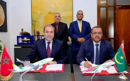 شراكة استراتيجية بين الخطوط الملكية المغربية والموريتانية للطيران لتعزيز الربط الجوي