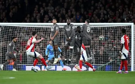 فوز تاريخي لأرسنال على ريال مدريد في ذهاب ربع نهائي دوري الأبطال