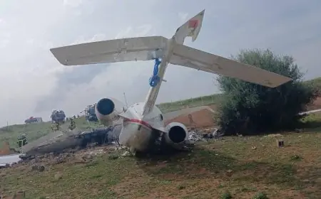 وزارة النقل واللوجيستيك تفتح تحقيقا بعد سقوط طائرة بمطار فاس