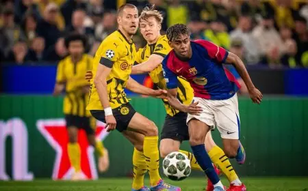 برشلونة يتأهل إلى نصف نهائي دوري الأبطال رغم هزيمته أمام دورتموند