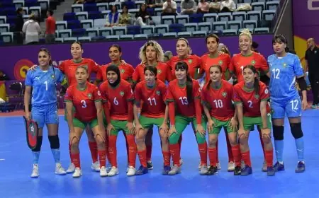 المنتخب المغربي النسوي يبلغ نصف نهائي كأس افريقيا لكرة القدم داخل القاعة