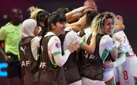 لبؤات الأطلس يتأهلن إلى نهائي كأس أفريقيا داخل القاعة بعد فوزهن على أنغولا