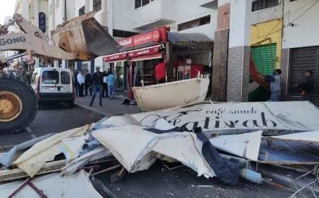 أكادير تواصل حملتها لتحرير الملك العمومي في الشوارع الرئيسية