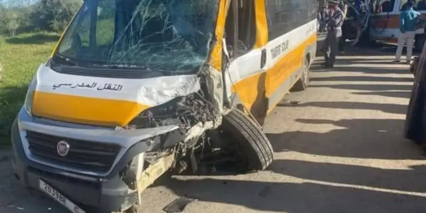 إصابة عدد من التلاميذ في حادث سير باقليم وزان