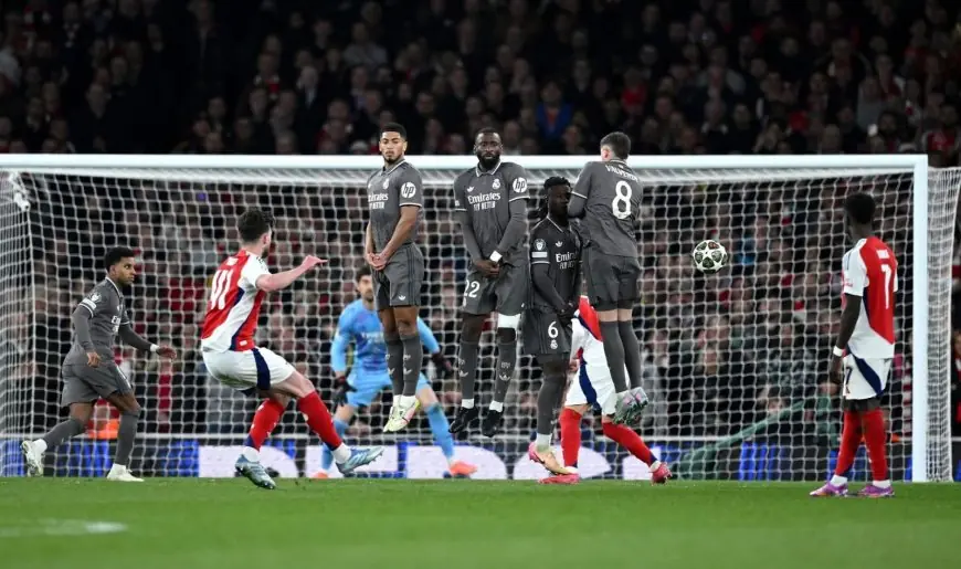 فوز تاريخي لأرسنال على ريال مدريد في ذهاب ربع نهائي دوري الأبطال