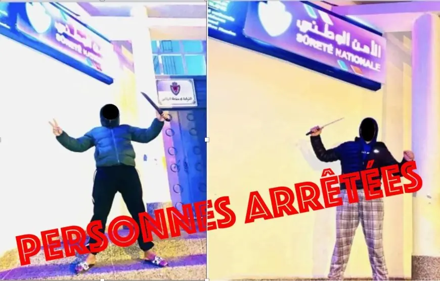 حيازة سلاح أبيض ونشر محتويات تهدد الأمن يقود إلى توقيف شخصين بالدار البيضاء