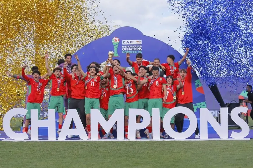 المنتخب المغربي يتوج بكأس افريقيا لأقل من 17 سنة