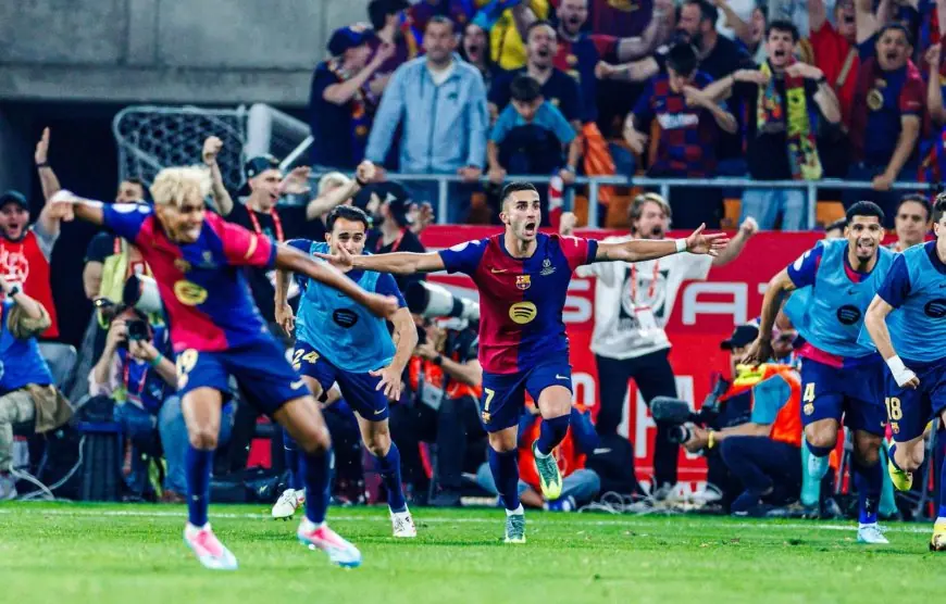 برشلونة يهزم ريال مدريد ويتوج بطلا لكأس ملك إسبانيا