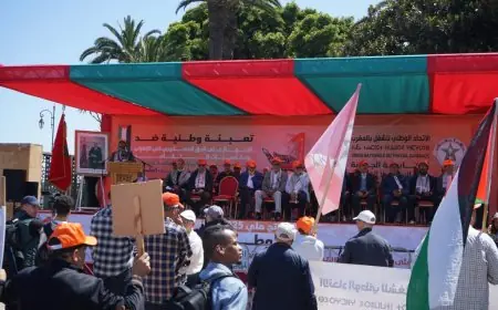 النقابات تهجر الرباط في عيد الشغل وتحتشد بالدار البيضاء