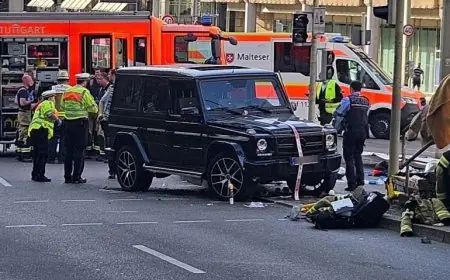 حادث دعس في شتوتغارت الألمانية يسفر عن إصابات خطيرة