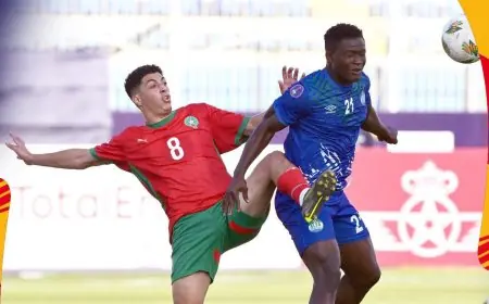 أشبال الأطلس يهزمون سيراليون ويبلغون نصف نهائي كأس إفريقيا