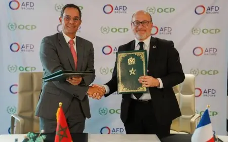 اتفاق تمويلي بين OCP ووكالة فرنسية لدعم التحول الأخضر والزراعة المستدامة في إفريقيا