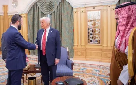 ترامب يلتقي الرئيس السوري في الرياض