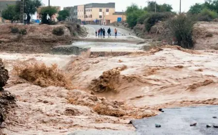 إنقاذ أربعيني حاصرته سيول جارفة لساعات بضواحي الدريوش