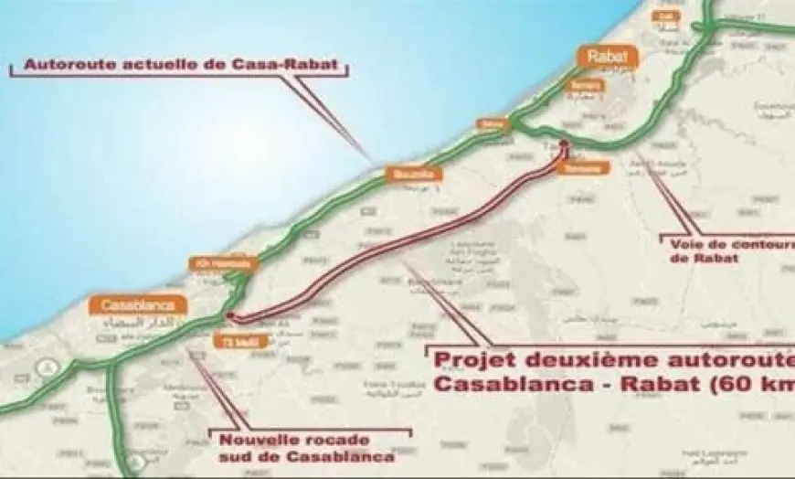 الطريق السيار الجديد بين الرباط والدار البيضاء يدخل مرحلة الحسم في الصفقات
