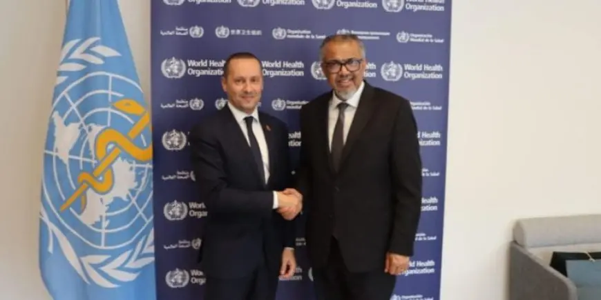 مباحثات ثنائية تجمع الوزير التهراوي مع المدير العام لمنظمة الصحة العالمية