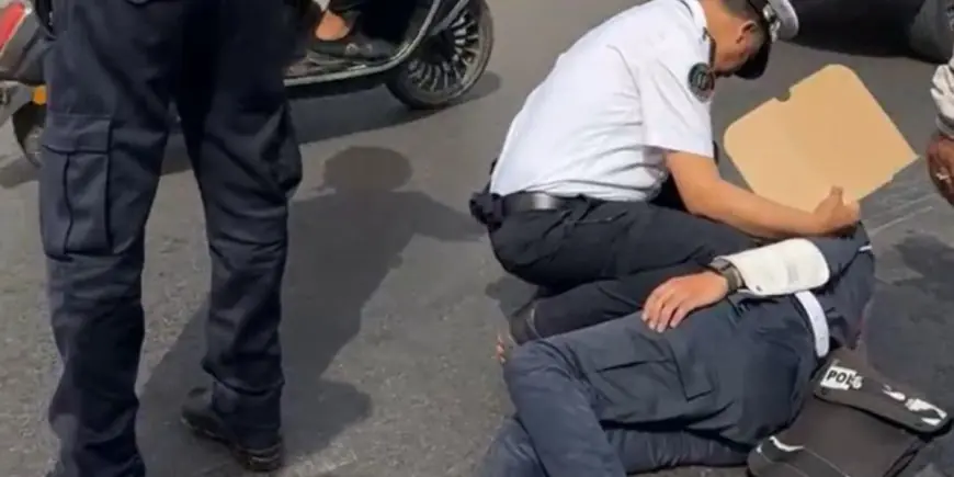 الدار البيضاء..سائق سيارة يدهس شرطي مرور ويلوذ بالفرار