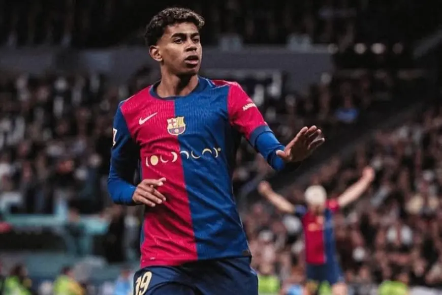 برشلونة يعلن عن تجديد عقد لاعبه لامين يامال